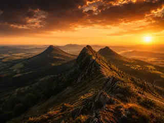 Kloč 737 m n.m, Kleč a Kamenný vrch