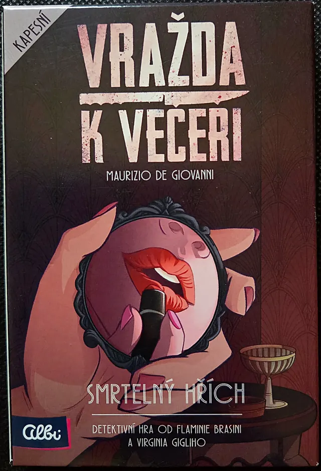 Obal deskové hry Vražda k večeři: Smrtelný hřích