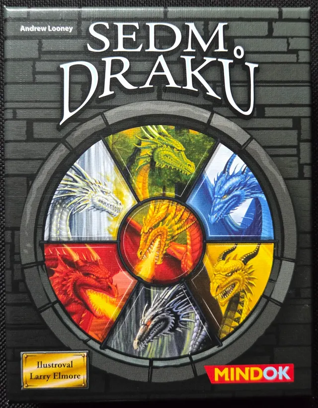 Obal deskové hry Sedm draků