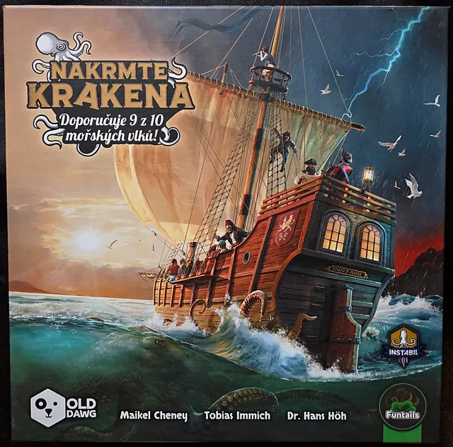 Obal deskové hry Nakrmte Krakena