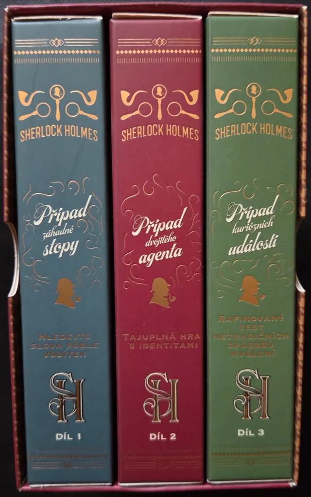 Obal deskové hry Sherlock Holmes: Trojitá výzva
