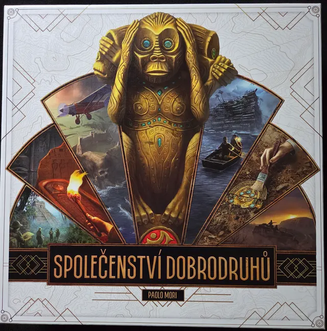Obal deskové hry Společenství dobrodruhů