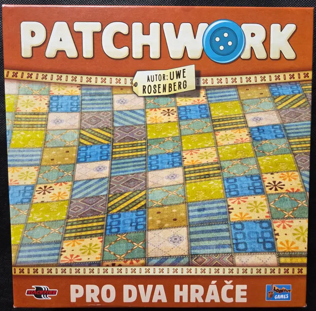 Obal deskové hry Patchwork