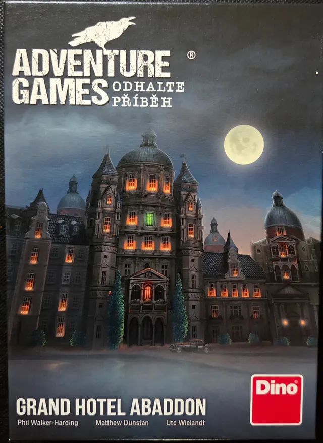Obal deskové hry Adventure Games: Grand Hotel Abaddon