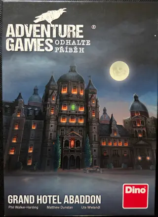 Obal deskové hry Adventure Games: Grand Hotel Abaddon