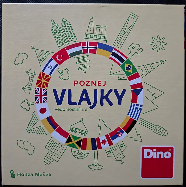 Obal deskové hry Poznej vlajky