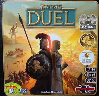 Obal deskové hry 7 Divů světa: Duel