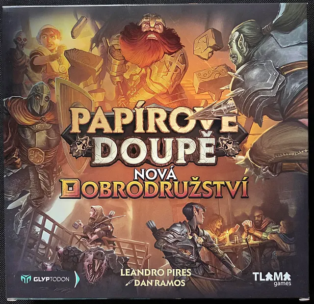 Obal deskové hry Papírové Doupě: Nová dobrodružství
