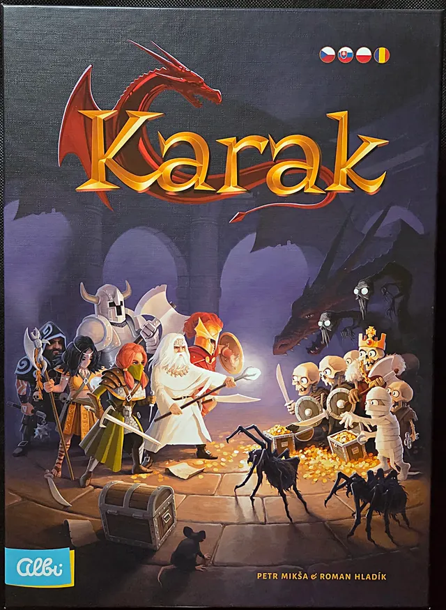 Obal deskové hry Karak
