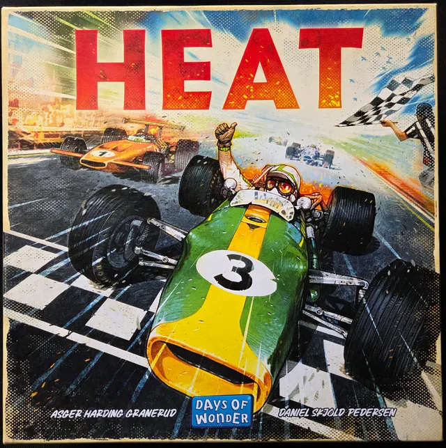 Obal deskové hry Heat