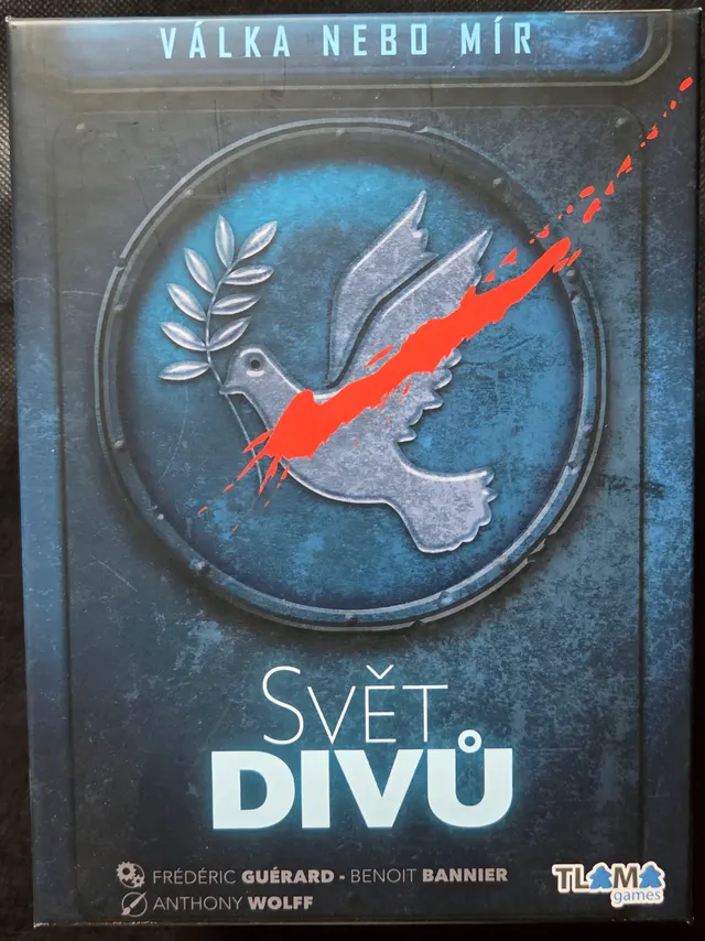 Obal deskové hry Svět divů: Válka nebo mír