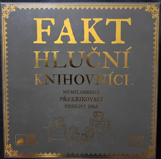 Obal deskové hry Fakt Hluční Knihovníci