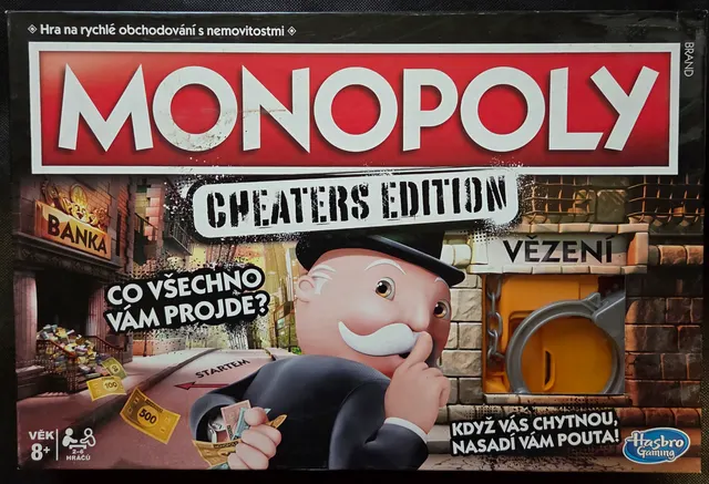 Obal deskové hry Monopoly: Cheaters Edition