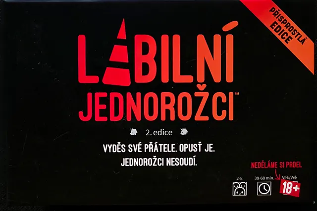 Obal deskové hry Labilní jednorožci: Přisprostlá edice