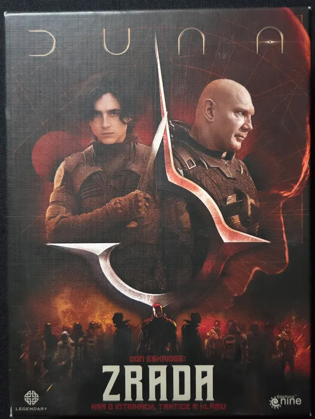 Obal deskové hry Duna: Zrada