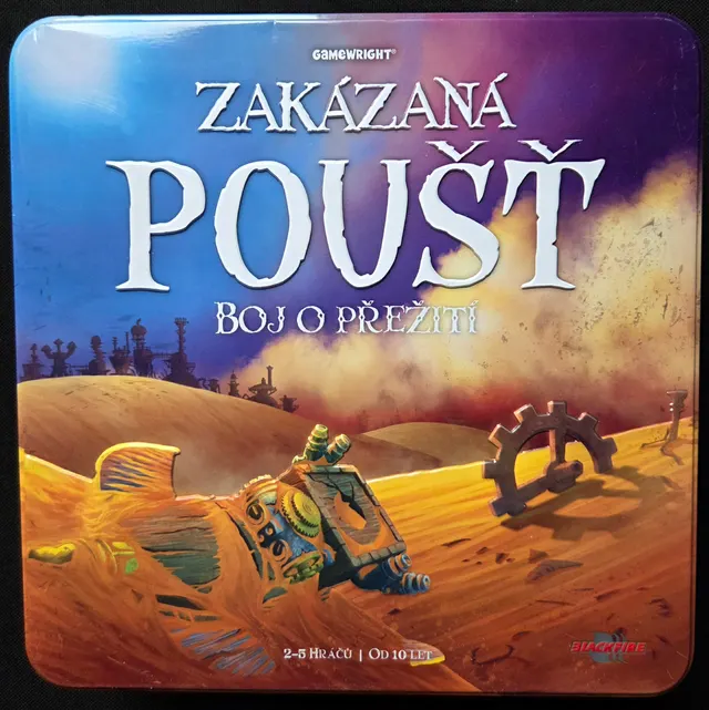 Obal deskové hry Zakázaná poušť