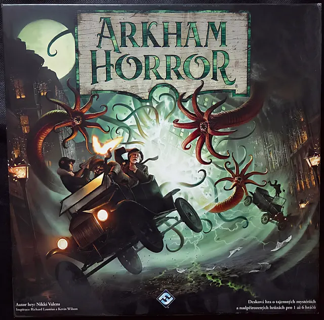Obal deskové hry Arkham Horror (třetí edice)