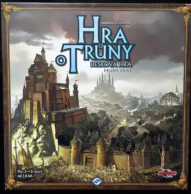 Obal deskové hry Hra o trůny: desková hra (druhá edice)