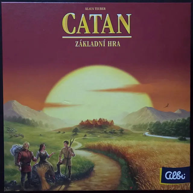Obal deskové hry Catan