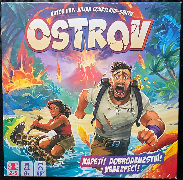 Obal deskové hry Ostrov