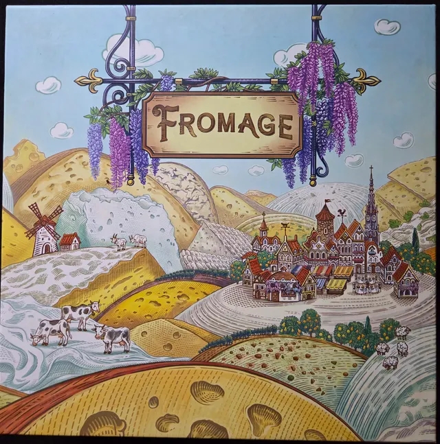 Obal deskové hry Fromage