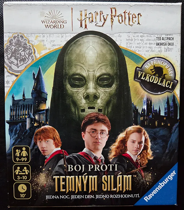 Obal deskové hry Vlkodlaci Harry Potter: Boj proti temným silám