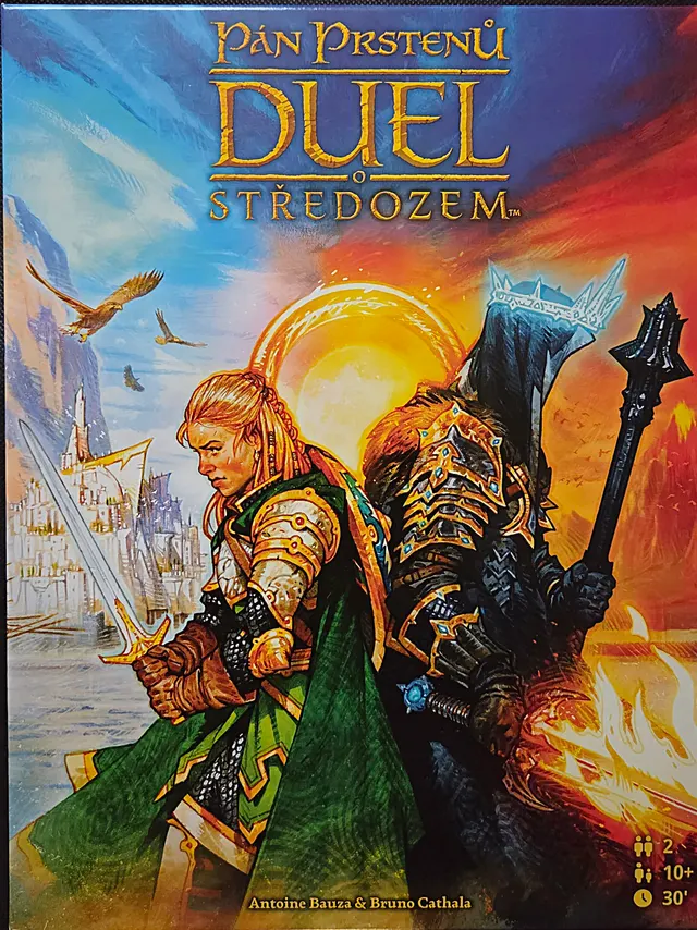 Obal deskové hry Pán prstenů: Duel o středozem