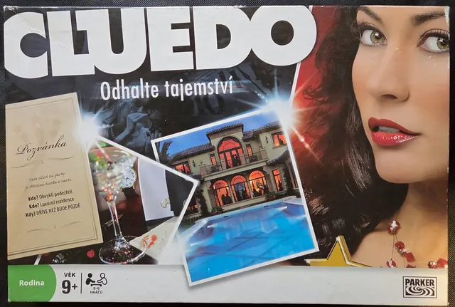 Obal deskové hry Cluedo: Odhalte tajemství