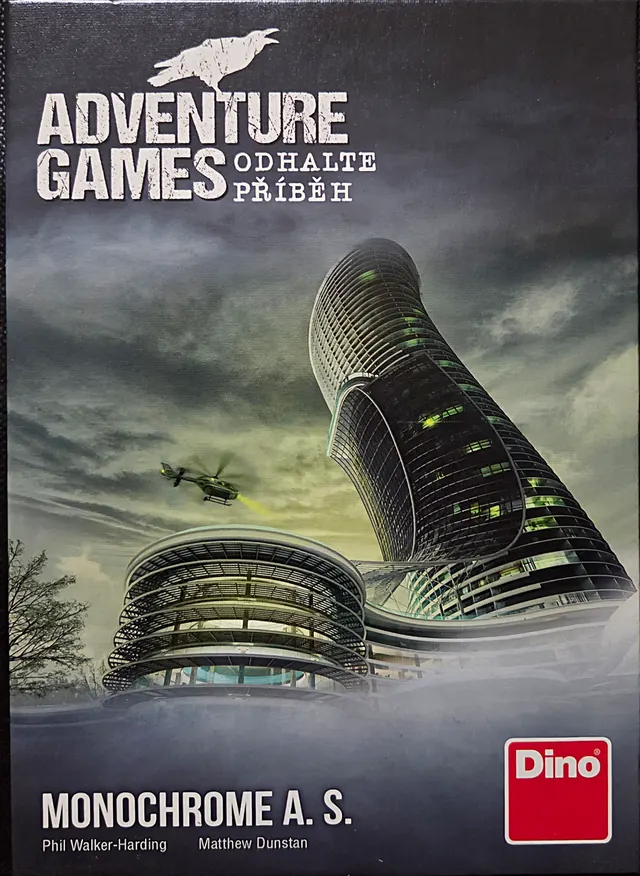 Obal deskové hry Adventure Games: Monochrome a.s.