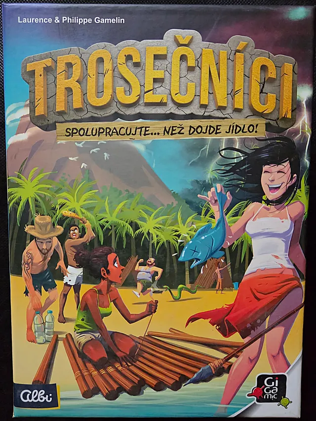 Obal deskové hry Trosečníci