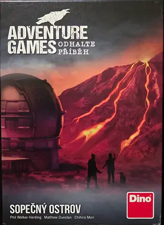 Obal deskové hry Adventure Games: Sopečný ostrov